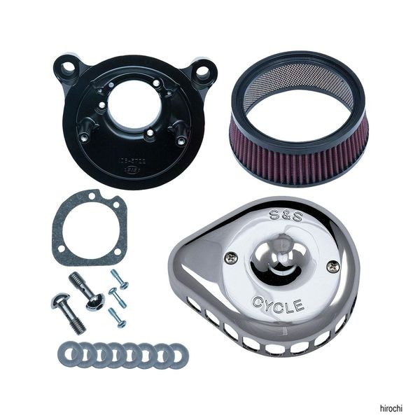 【メーカー在庫あり】 S&Sサイクル S&S Cycle ステルスエアクリーナーキット ミニティアドロップ 99-17TC クローム 170-0441 HD店|ヒロチー商事 ハーレー 店