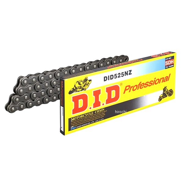 DID 大同工業 チェーン 525NZ ノンシール シリーズ スチール 98L クリップ 525サイズ 4525516170147 HD店