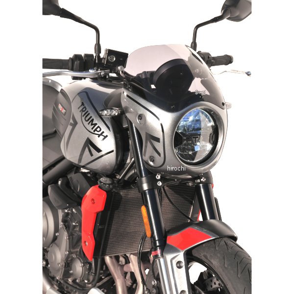 アルマックス ERMAX スクリーン付きビキニカウル トライアンフ TRIDENT660 21-25 グロッシーブラック 1521041-18 HD店