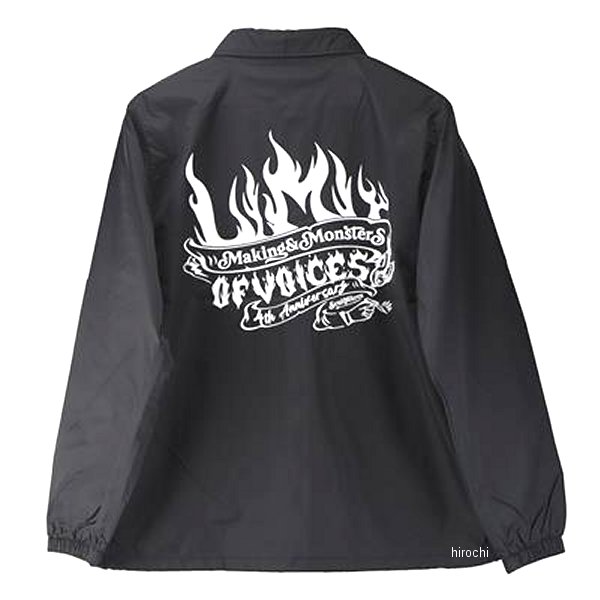 GOODS グッズ LIMIT OF VOICES コーチジャケット XLサイズ ブラック MMS-CJ019 HD店
