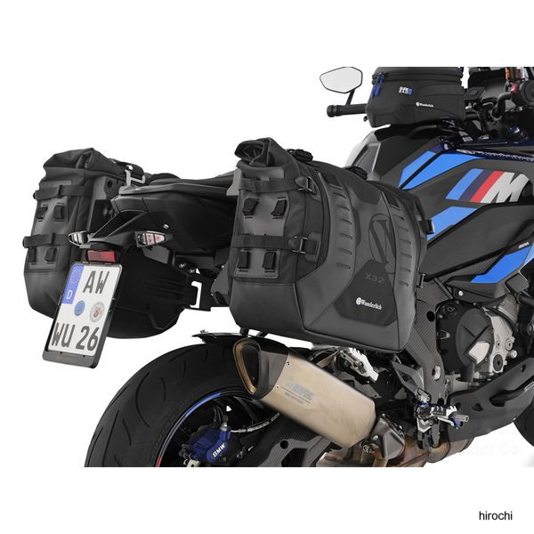 ワンダーリッヒ Wunderlich サイドバッグセット X-BAG X32、サイドキャリア X-RACK Light ブラック W30184-202 HD店