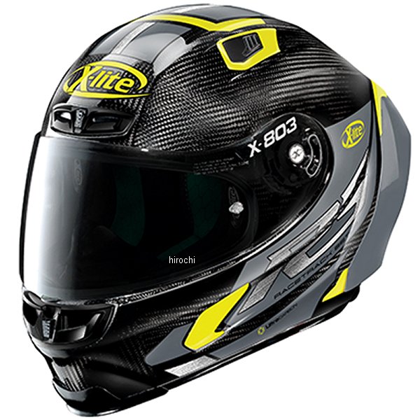 【メーカー在庫あり】 ノーラン NOLAN フルフェイスヘルメット X-803RS Ultra Carbon スカイワープ 黄/50 Mサイズ 32988 HD店｜ヒロチー商事 ハーレー 店