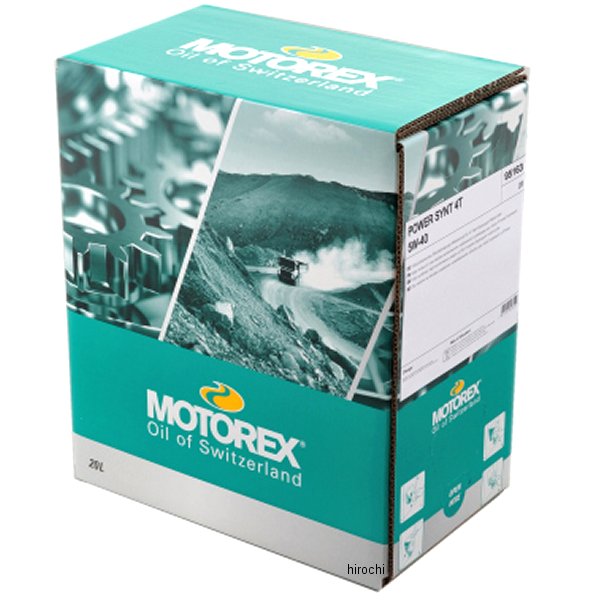 モトレックス MOTOREX エンジンオイル パワーシンセティック 4T 5W40 20L 97866 HD店｜ヒロチー商事 ハーレー 店 44,676円
