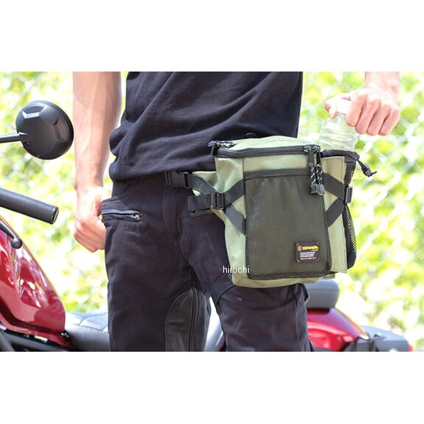 【メーカー在庫あり】 デグナー DEGNER NB-203 ホルスターバッグ カーキ 4524486104718 HD店