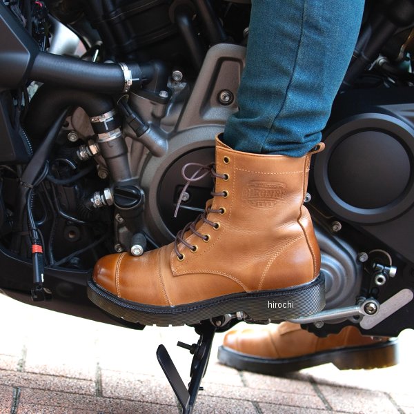 HS-B8A デグナー DEGNER レディースシフトガード付レザーZIPブーツ ライトブラウン 23.5cm 4524486107245 HD店