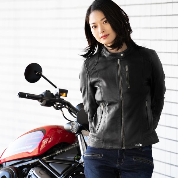 【メーカー在庫あり】 デグナー DEGNER FR20SJ-9A レザージャケット レディース ブラック XLサイズ 4524486114427 HD店