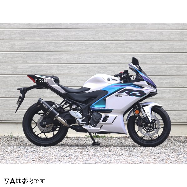 ダブルアールズ WR'S スリップオン SS-OVAL JMCA認証品 F-BLACK TITAN 25年- YZF-R3 MT-03 SF2320JM HD店