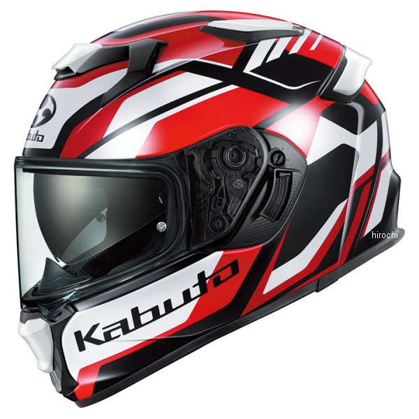 オージーケーカブト OGK KABUTO フルフェイスヘルメット KAMUI 5 GRAVIX ブラックレッド XS(54-55cm)サイズ 4966094643751 HD店