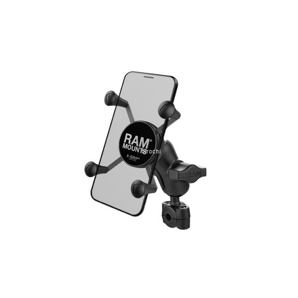 【メーカー在庫あり】 ラムマウント RAM Mounts Xグリップ&バーマウントベースセット スマートフォン用 ショートアーム 1インチボール RAM-B-408-37-62AUN7U HD店