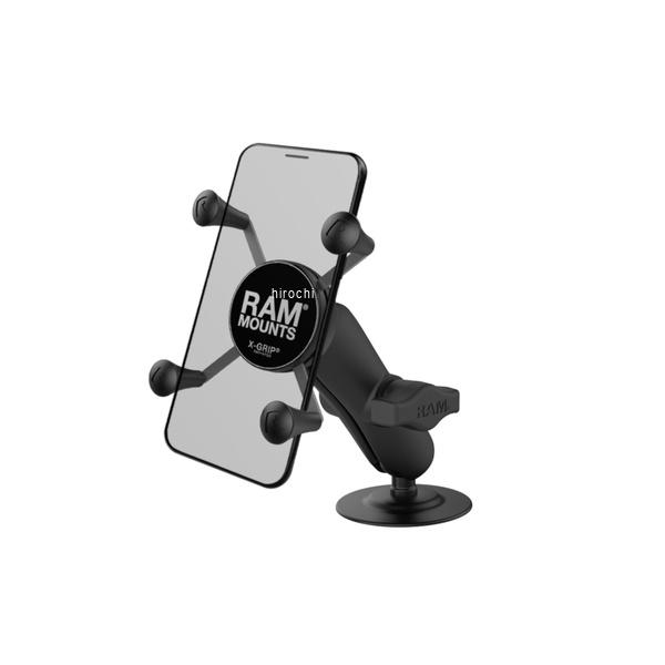 【メーカー在庫あり】 ラムマウント RAM Mounts Xグリップ&貼付ベースセット 標準アーム 1インチボール スマートフォン用 RAP-B-378-UN7U HD店