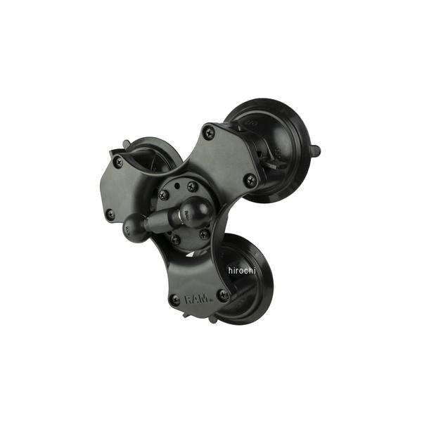 ラムマウント RAM Mounts トリプルサクションベース ダブルボール 1インチボール RAP-B-217-365-224-1U HD店