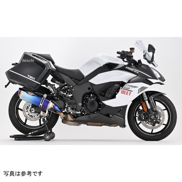 【メーカー在庫あり】 ビート BEET NASSERT Evolution TypeII パニア スリップオンマフラー 25年- Ninja1100SX ブルーチタン 0222-KI6-BL HD店