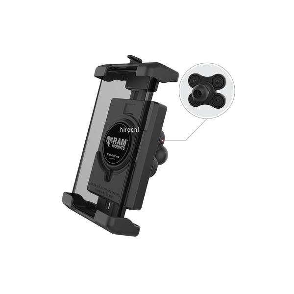 ラムマウント RAM MOUNT クイックグリッププロ クレイドルホルダー L 防振ダンパーボール付 1インチボール Vibe-Safe RAM-HOL-PD7BVU HD店