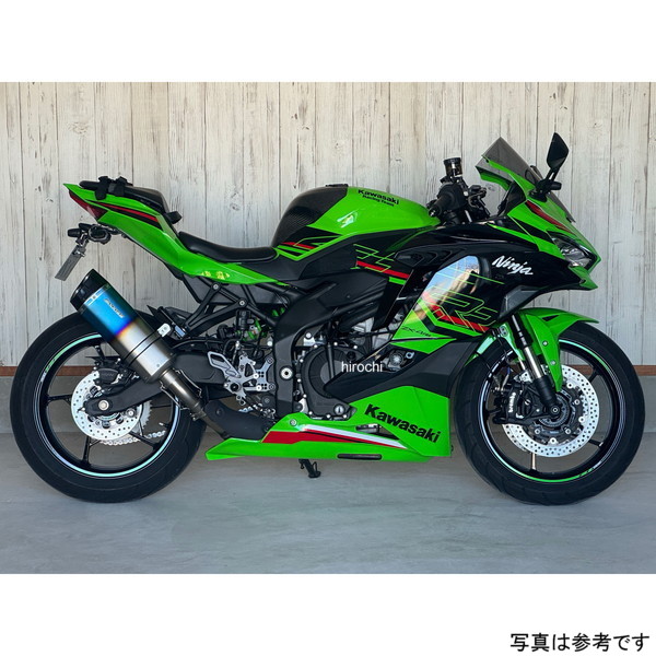 Badass バダス マットブルー スリップオンマフラー タイプS 23年-25年 ニンジャ ZX-4RR JMCA BDSSZX400PS-4RRB HD店