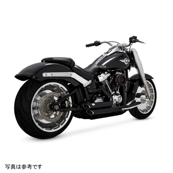 【メーカー在庫あり】 1800-2595 バンス＆ハインズ PCX ショートショットスタッガード ブラック マフラー 18年-22年 ハーレー ソフテイルファミリー 47335 HD店 75,612円