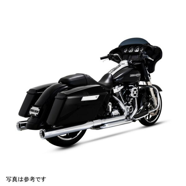 【メーカー在庫あり】 バンス＆ハインズ PCX ドレッサーデュアル ヘッドパイプ クローム マフラー 17年-22年 ハーレー ツーリングファミリー 17351 HD店