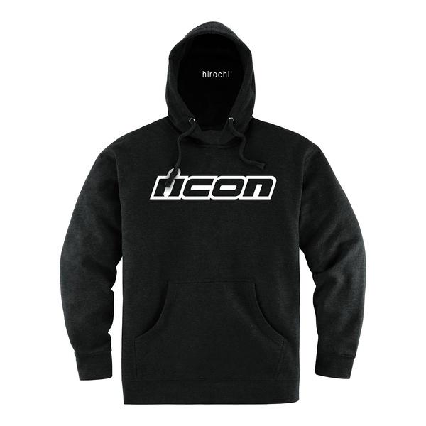 アイコン ICON 2026年春夏モデル HOODIE CLASICON ブラック 2X 3050-7457 HD店