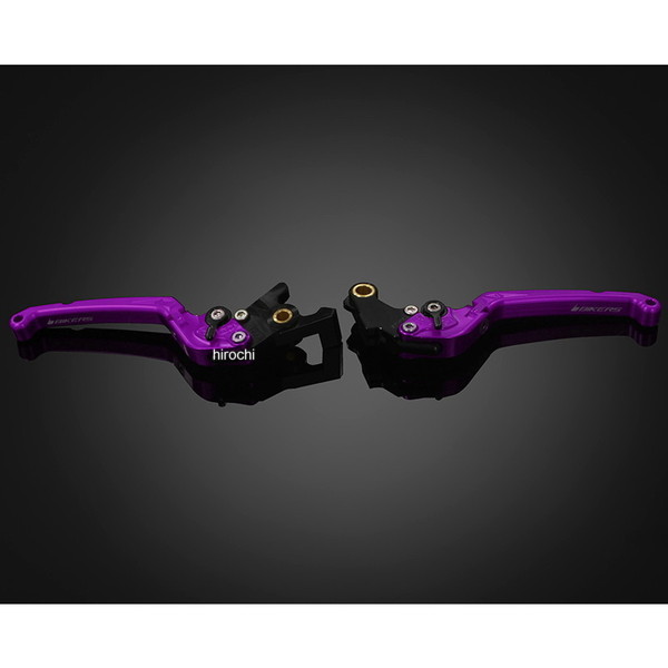 バイカーズ BIKERS レバーセット 可倒式 フラットタイプ パープル 22年 ホンダ 400X H0995-PUR HD店