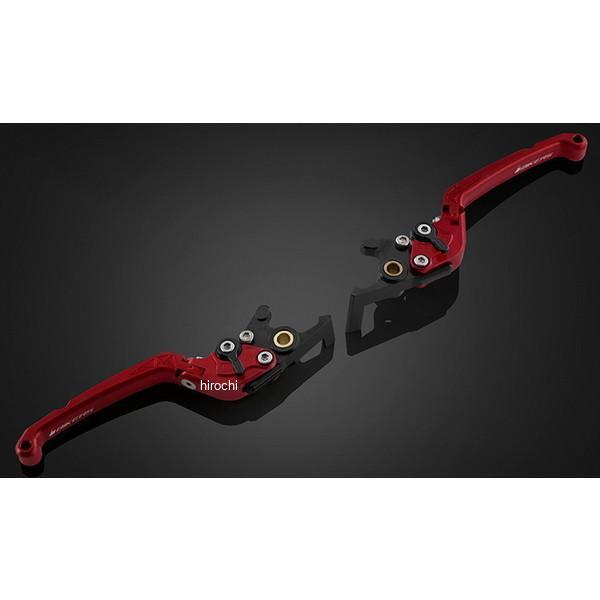 バイカーズ BIKERS レバーセット 可倒式 フラットタイプ レッド 18年-24年 ホンダ FORZA H1020-RED HD店
