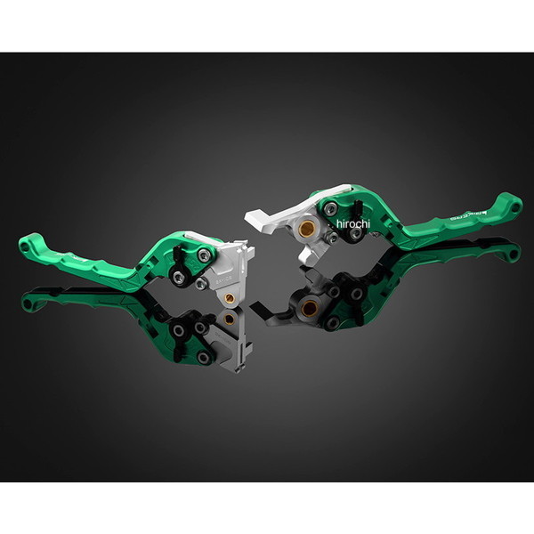 バイカーズ BIKERS レバーセット 可倒式 カーブタイプ グリーン 10年-20年 ホンダ PCX125 H1041-GRN HD店