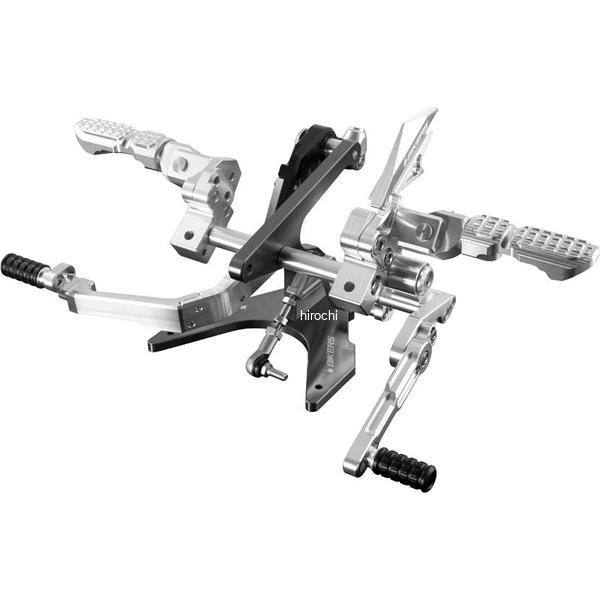 バイカーズ BIKERS バックステップ シルバー 14年 カワサキ KSR PRO K0147-SLV HD店