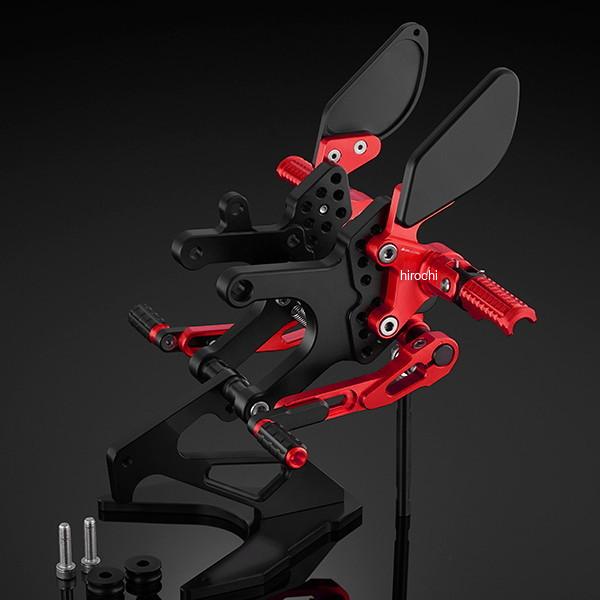 バイカーズ BIKERS バックステップ レッド 19年-23年 カワサキ ZX-6R ABS K0433-RED HD店