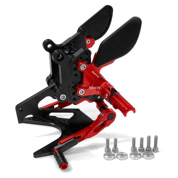 バイカーズ BIKERS バックステップ レッド 20年-24年 カワサキ Ninja ZX-25R K0467-RED HD店
