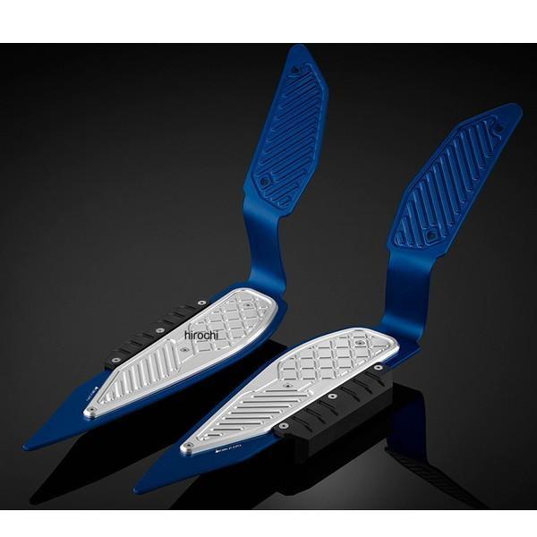 バイカーズ BIKERS フットプレート 左右セット ブルー/シルバー 18年-22年 ヤマハ XMAX Y0316-BLU-SLV HD店