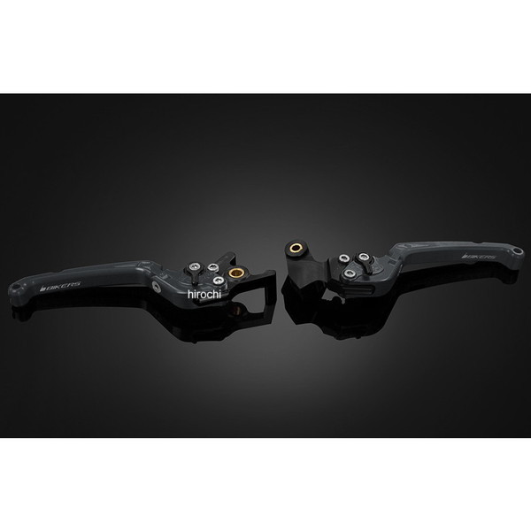 バイカーズ BIKERS レバーセット 可倒式 フラットタイプ グレー 23年-24年 ヤマハ YZF-R125 Y0390-GRY HD店