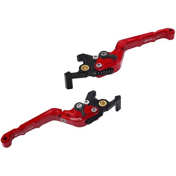 バイカーズ BIKERS レバーセット 可倒式 カーブタイプ レッド 18年-22年 ヤマハ XMAX Y0561-RED HD店