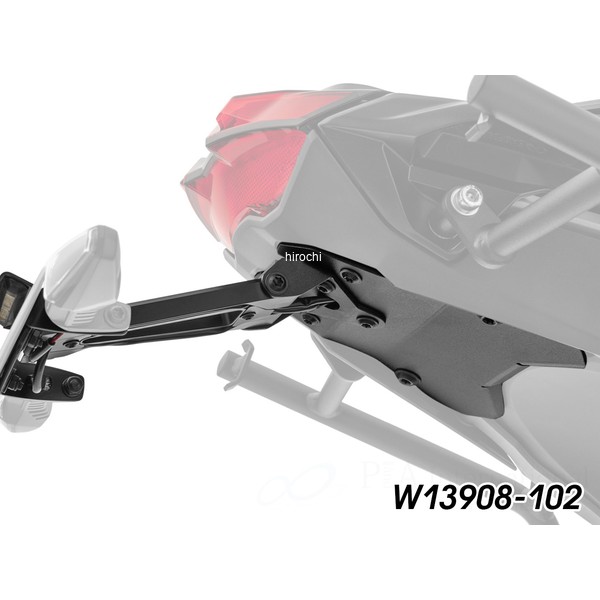 ワンダーリッヒ Wunderlich ライセンスプレートホルダー R1300R/RS W13908-102 HD店