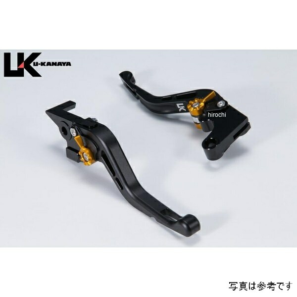 ユーカナヤ U-KANAYA ビレットレバーセット GPタイプ ショート ヤマハ 25年以降 MT-07 マットブラック YA038-092-0611 HD店