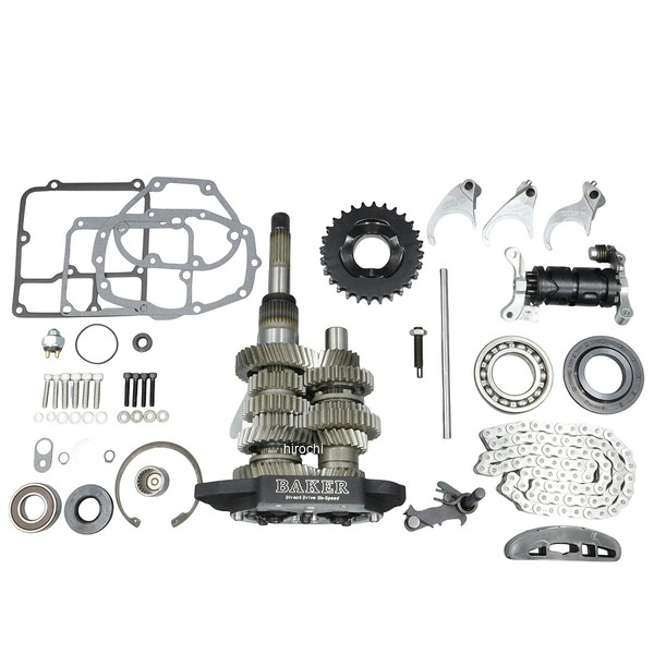 【メーカー在庫あり】 ベイカードライブトレイン Baker Drivetrain ダイレクトドライブ 6速キット 00年-06年 ソフテイル 01年-05年 ダイナ DD6-411PL-03 HD店