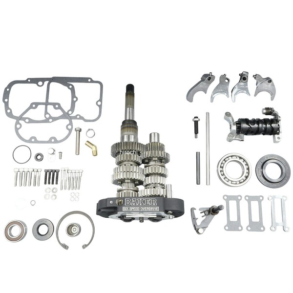 【メーカー在庫あり】 ベイカードライブトレイン Baker Drivetrain オーバードライブキット 02年-06年 ツーリング OD6-404P2-03 HD店