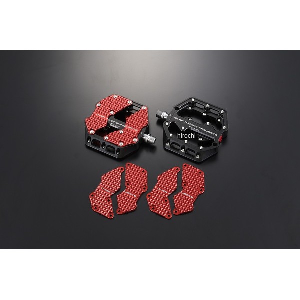 オーヴァーレーシング フラットペダル ラージ BLK/RED ホンダ 20年- CT125 51-06-03B HD店