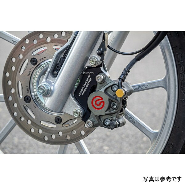 オーヴァーレーシング Fキャリパーサポート ブレンボ2P用 BLK ホンダ 22年- スーパーカブ110 83-126-11B HD店