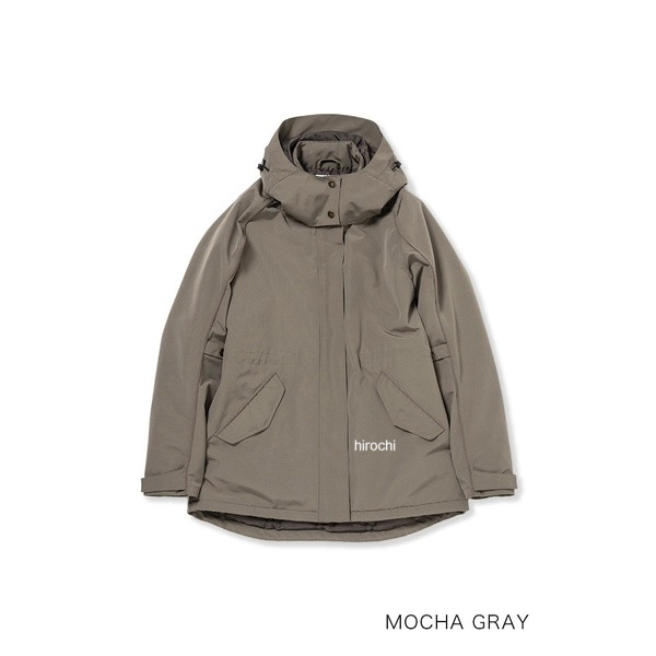【メーカー在庫あり】 ロッソスタイルラボ Rosso StyleLab 秋冬モデル モッズコート レディース モカグレー L+ ROJ1005 HD店｜ヒロチー商事 ハーレー 店