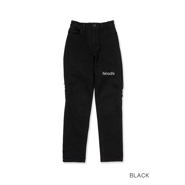 【メーカー在庫あり】 ロッソスタイルラボ Rosso StyleLab 秋冬モデル 裏起毛ストレッチスリムパンツ レディース ブラック XS ROP71 HD店