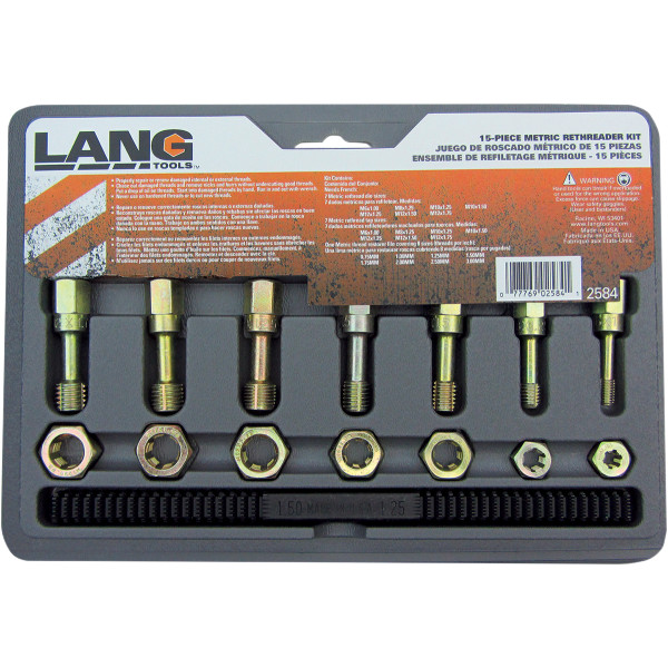 【USA在庫あり】 ラングツール ラングツール Lang Tools ネジ破損用補修ツールセット 3801-0246 HD店|ヒロチー商事 ハーレー 店