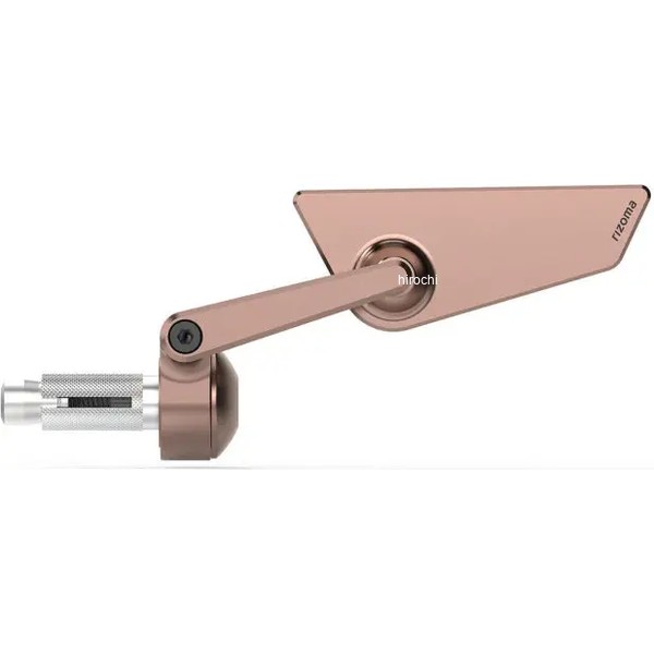 リゾマ rizoma ミラー Cut Edge 右 汎用 メタルローズ BS295MR HD店|ヒロチー商事 ハーレー 店