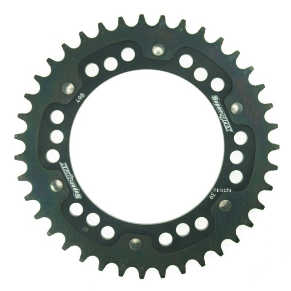 スーパースプロックス SUPERSPROX リアスプロケット ステルス 498-39T 90年-94年 ZEPHYR750 ブラック RST-498:39-BLK HD店