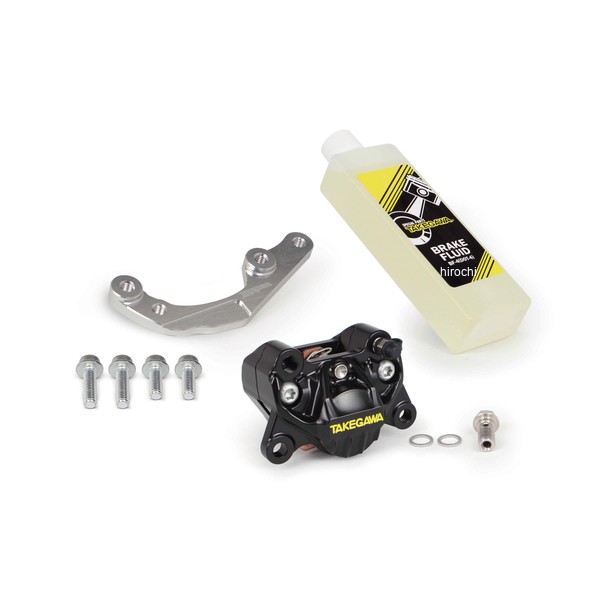 SP武川 アルミビレット2POTキャリパーフロントセット モンキー125/GROM/ABS車対応 ブラック 06-08-0288 HD店|ヒロチー商事 ハーレー 店