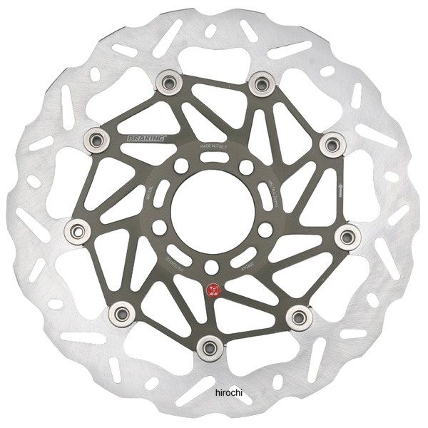 【New】【メーカー在庫あり】 ブレーキング BRAKING WK008L ディスクローター ウェーブデスク フロント左側専用 カワサキ Ninja ZX-12R 65542 HD店