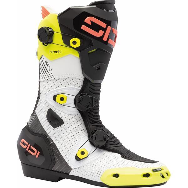 SIDI シディー ブーツ MAG 2 AIR YELLOW FLUO CORAL FLUO EU40/25.2cm 8017732776310 HD店