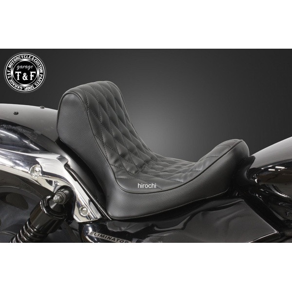 【New】 ガレージT＆F キング&クィーンシート メインシートのみ ダイヤ カワサキ エリミネーター250V 8031731 HD店