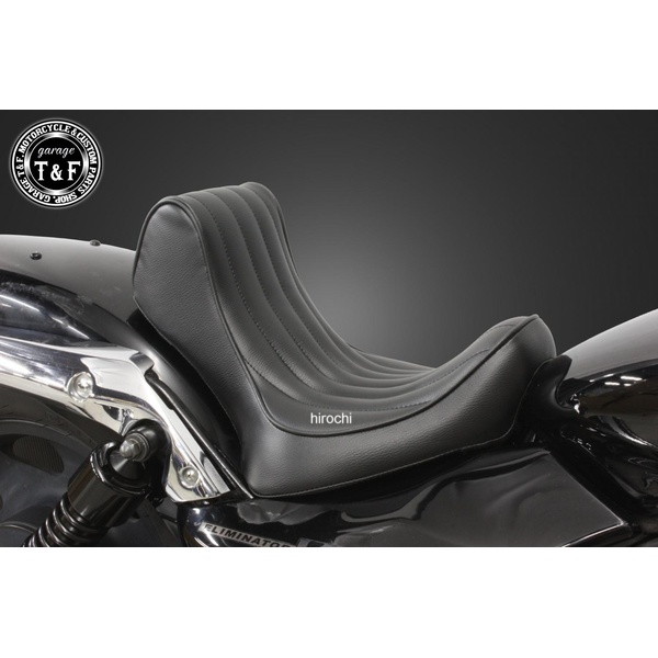 【New】 ガレージT＆F キング&クィーンシート メインシートのみ バーチカル カワサキ エリミネーター250V 8031732 HD店