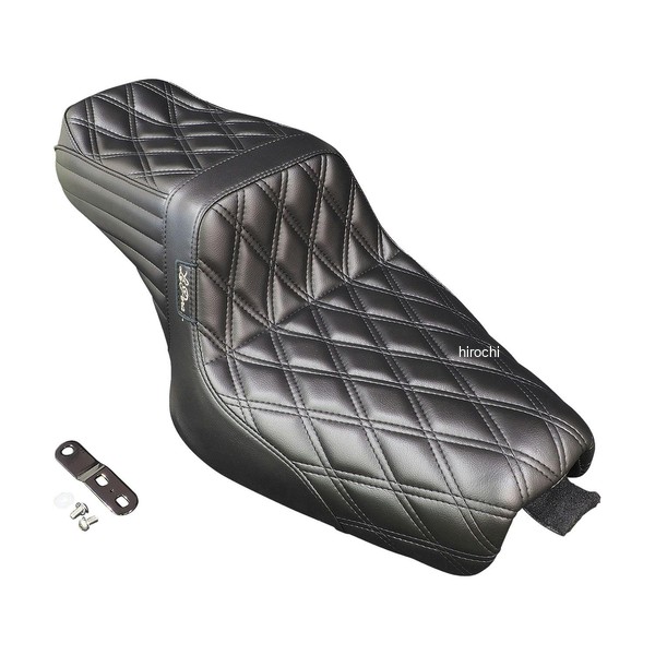 【メーカー在庫あり】 ラペラ Le Pera テールウィップシート Wダイヤステッチ 07年-09年 XL LBK-586DD HD店|ヒロチー商事 ハーレー 店