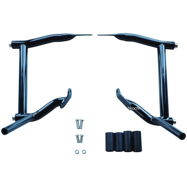 サントロファブワークス Santoro Fabworx サドルバッグガード 14年- ツアラー ブラック SF80021 HD店｜ヒロチー商事 ハーレー 店