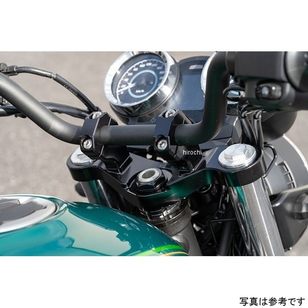 ウッドストック バーハンドル用ステム上下セット セパレートハンドル用 ハンドルクランプ付 Z650RS シルバー BHTB-SSU-K39RS-SL HD店|ヒロチー商事 ハーレー 店