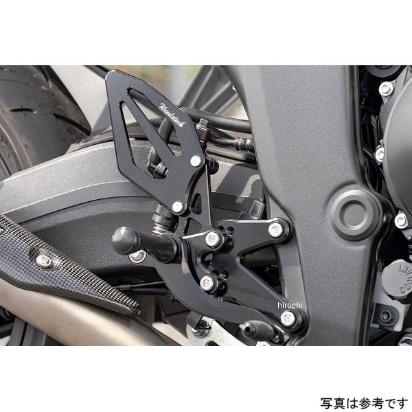 【New】 ウッドストック バックステップキット オートシフター装着車用 ホンダ CB1000F/SE 26年 オールブラック WBS-H20S-BB HD店|ヒロチー商事 ハーレー 店